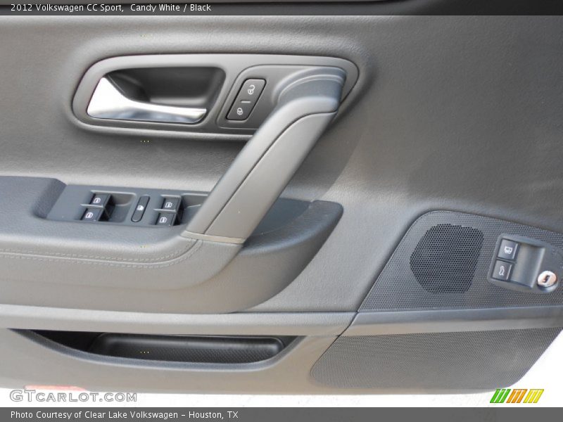 Candy White / Black 2012 Volkswagen CC Sport