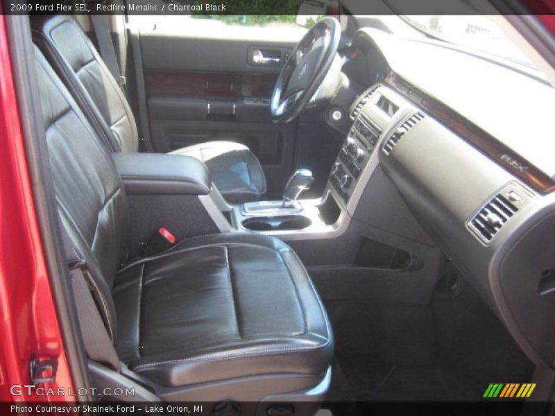 Redfire Metallic / Charcoal Black 2009 Ford Flex SEL