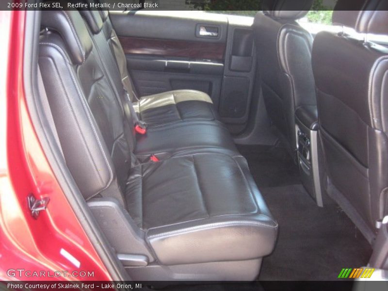 Redfire Metallic / Charcoal Black 2009 Ford Flex SEL