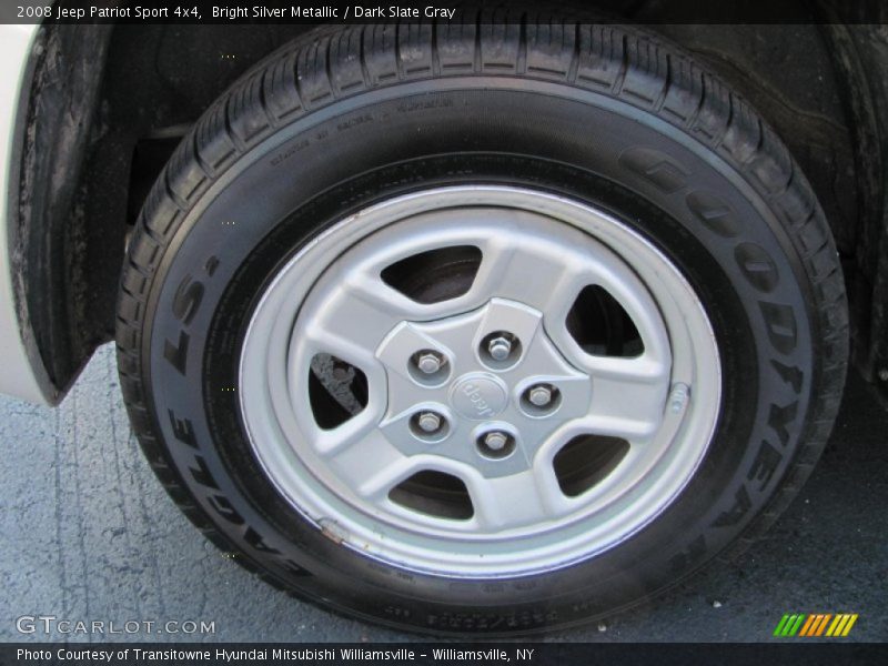 Bright Silver Metallic / Dark Slate Gray 2008 Jeep Patriot Sport 4x4