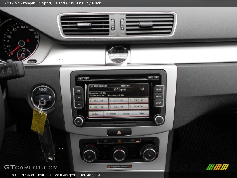 Controls of 2012 CC Sport