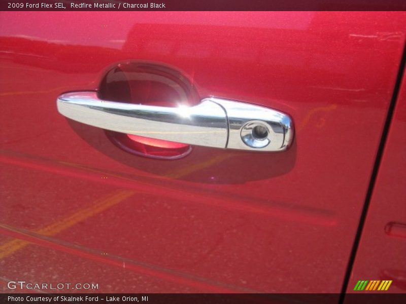 Redfire Metallic / Charcoal Black 2009 Ford Flex SEL
