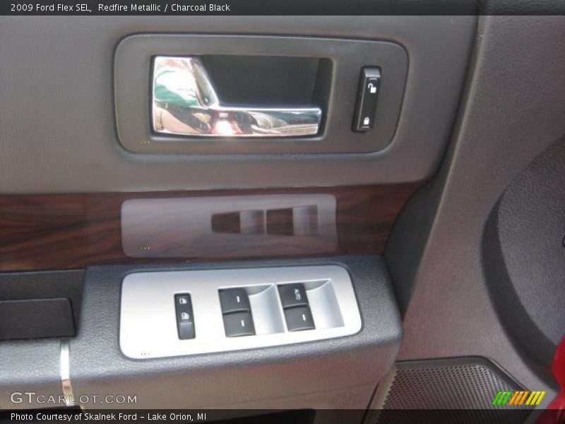 Redfire Metallic / Charcoal Black 2009 Ford Flex SEL