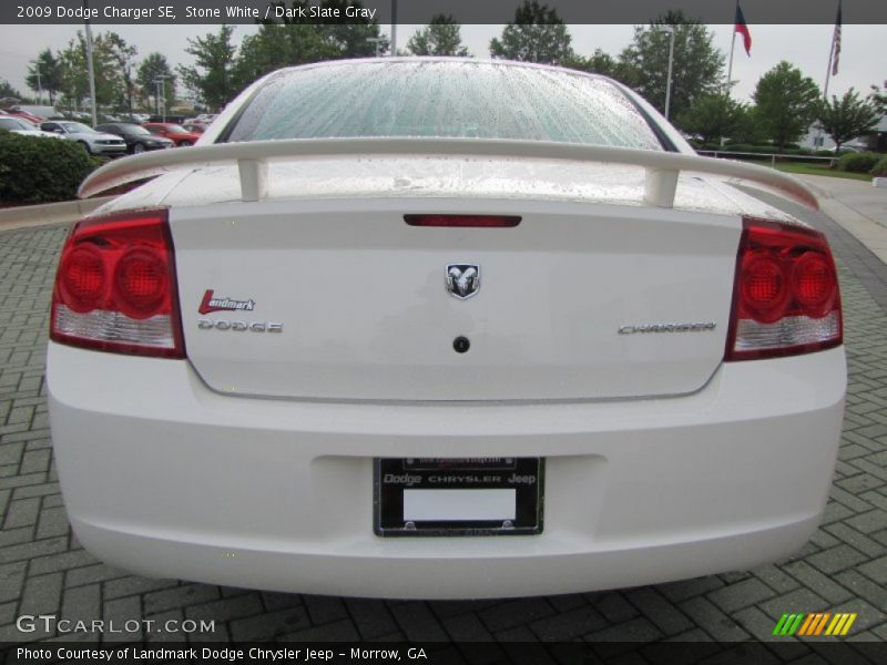 Stone White / Dark Slate Gray 2009 Dodge Charger SE