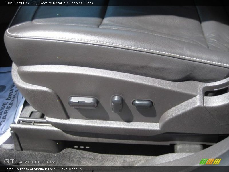 Redfire Metallic / Charcoal Black 2009 Ford Flex SEL