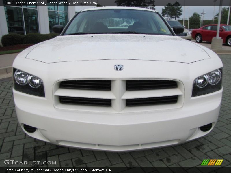 Stone White / Dark Slate Gray 2009 Dodge Charger SE