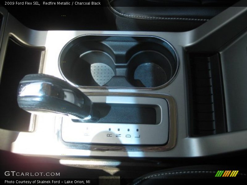 Redfire Metallic / Charcoal Black 2009 Ford Flex SEL