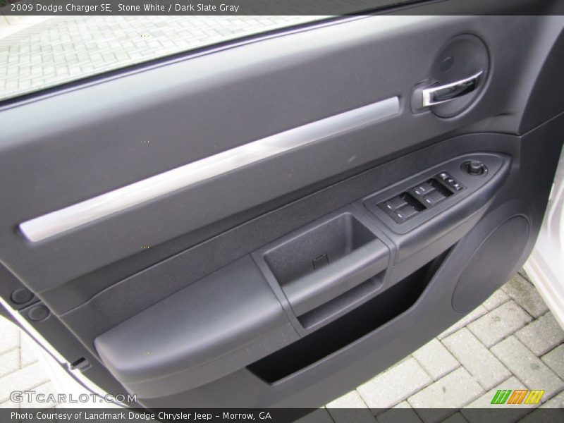 Stone White / Dark Slate Gray 2009 Dodge Charger SE