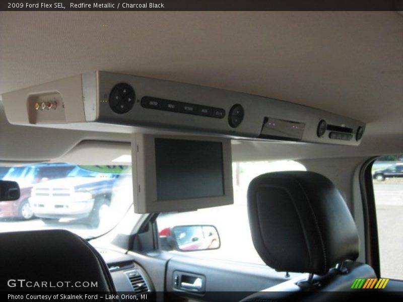 Redfire Metallic / Charcoal Black 2009 Ford Flex SEL