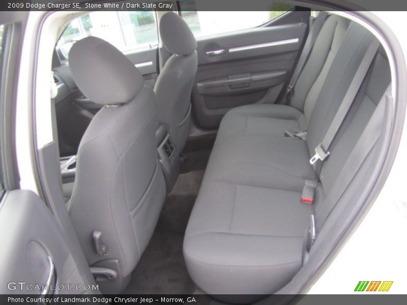 Stone White / Dark Slate Gray 2009 Dodge Charger SE