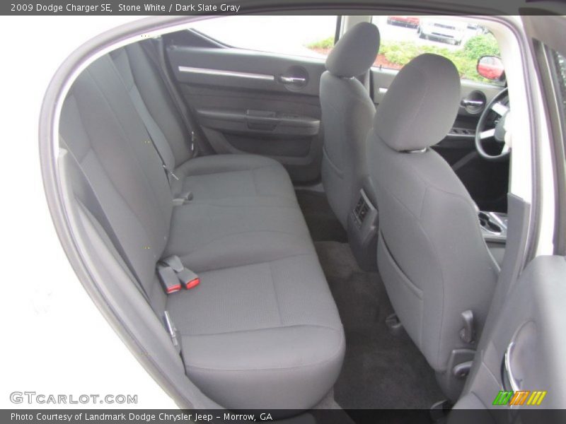 Stone White / Dark Slate Gray 2009 Dodge Charger SE