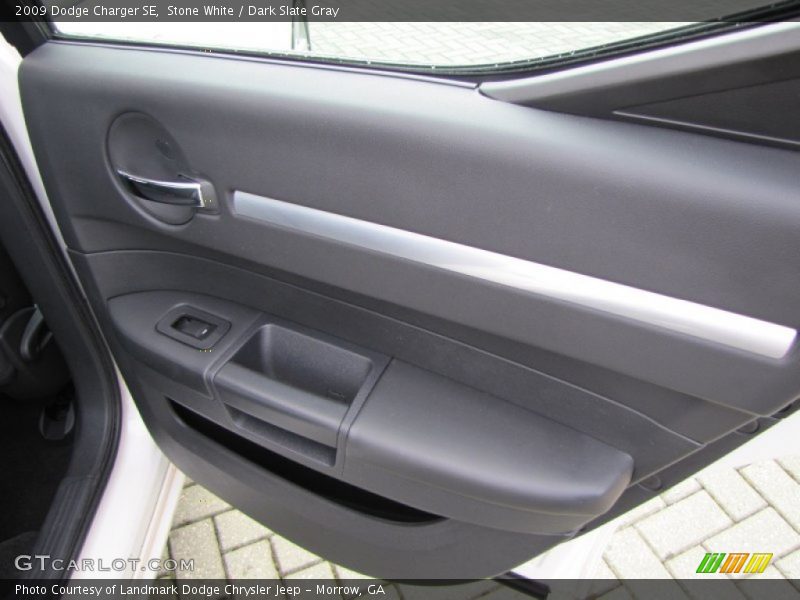 Stone White / Dark Slate Gray 2009 Dodge Charger SE