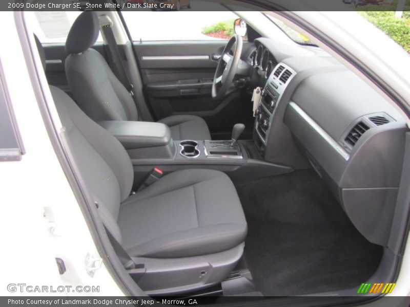 Stone White / Dark Slate Gray 2009 Dodge Charger SE