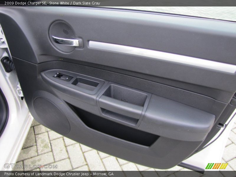 Stone White / Dark Slate Gray 2009 Dodge Charger SE