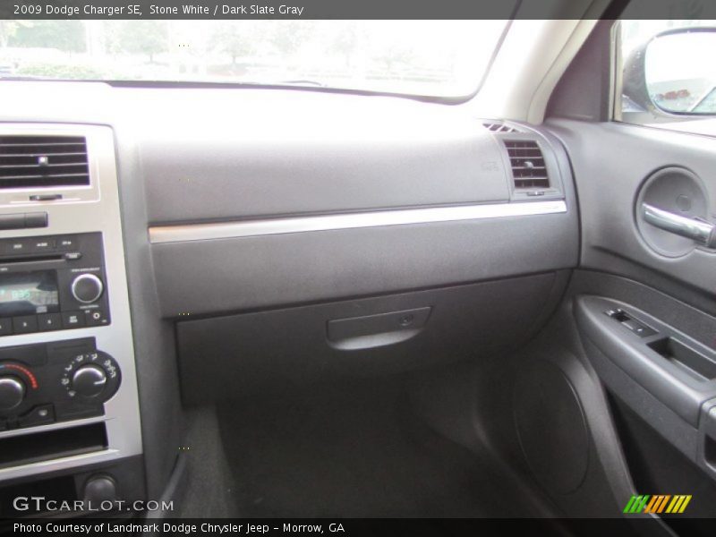 Stone White / Dark Slate Gray 2009 Dodge Charger SE