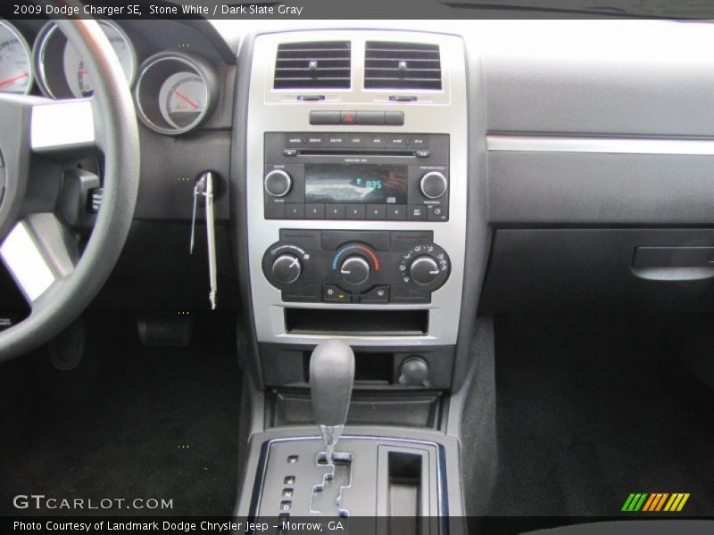 Stone White / Dark Slate Gray 2009 Dodge Charger SE