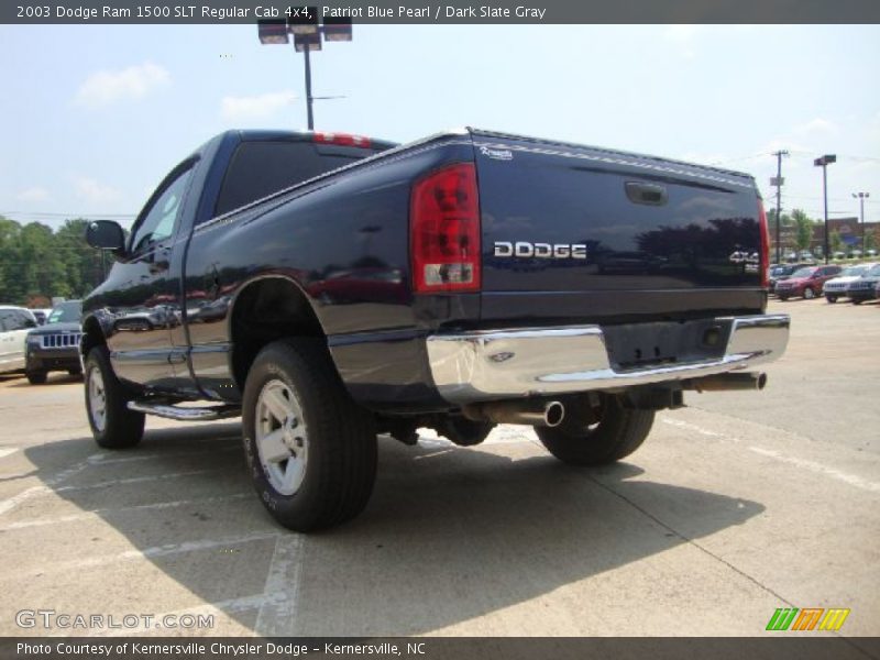 Patriot Blue Pearl / Dark Slate Gray 2003 Dodge Ram 1500 SLT Regular Cab 4x4