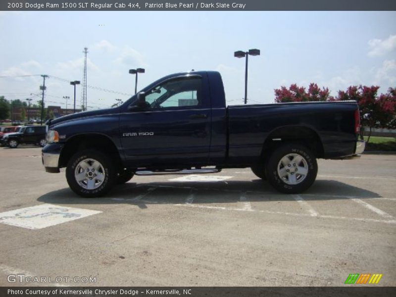 Patriot Blue Pearl / Dark Slate Gray 2003 Dodge Ram 1500 SLT Regular Cab 4x4