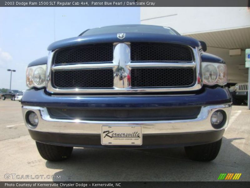 Patriot Blue Pearl / Dark Slate Gray 2003 Dodge Ram 1500 SLT Regular Cab 4x4
