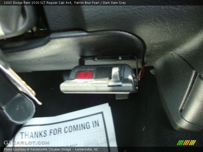 Patriot Blue Pearl / Dark Slate Gray 2003 Dodge Ram 1500 SLT Regular Cab 4x4