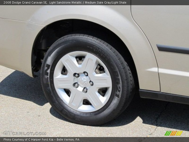 Light Sandstone Metallic / Medium Slate Gray/Light Shale 2008 Dodge Grand Caravan SE