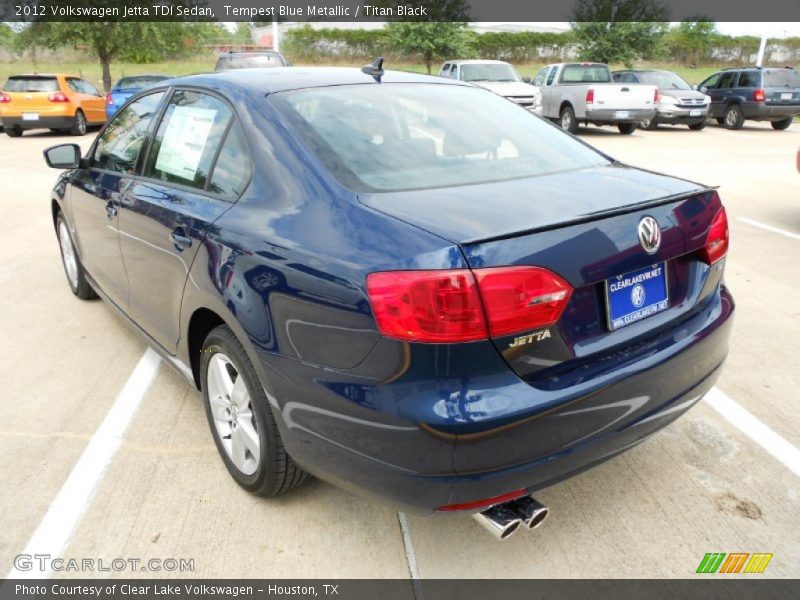 Tempest Blue Metallic / Titan Black 2012 Volkswagen Jetta TDI Sedan