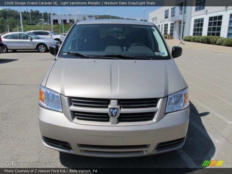 Light Sandstone Metallic / Medium Slate Gray/Light Shale 2008 Dodge Grand Caravan SE