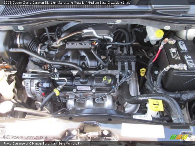 Light Sandstone Metallic / Medium Slate Gray/Light Shale 2008 Dodge Grand Caravan SE