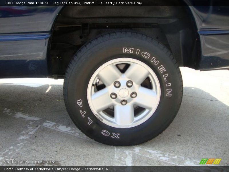 Patriot Blue Pearl / Dark Slate Gray 2003 Dodge Ram 1500 SLT Regular Cab 4x4