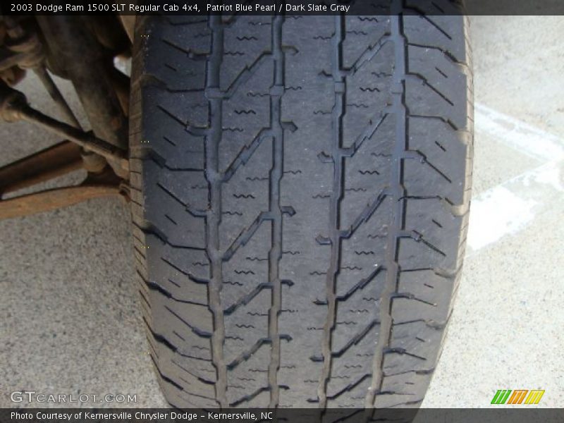 Patriot Blue Pearl / Dark Slate Gray 2003 Dodge Ram 1500 SLT Regular Cab 4x4