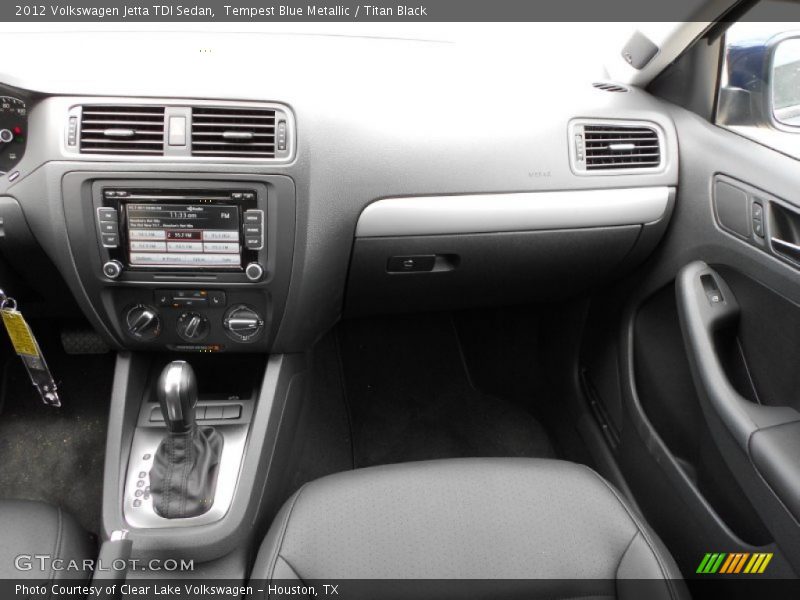 Tempest Blue Metallic / Titan Black 2012 Volkswagen Jetta TDI Sedan