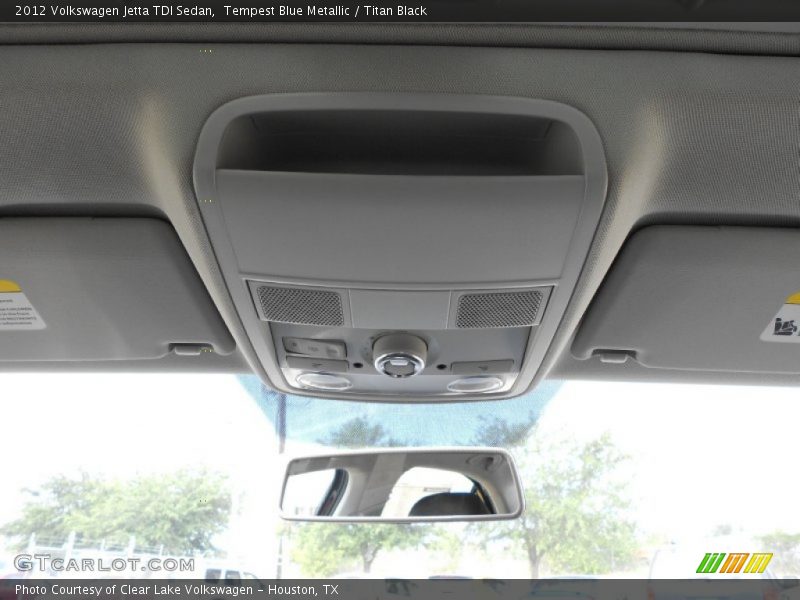 Tempest Blue Metallic / Titan Black 2012 Volkswagen Jetta TDI Sedan