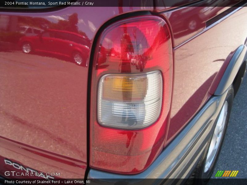 Sport Red Metallic / Gray 2004 Pontiac Montana