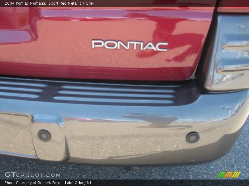 Sport Red Metallic / Gray 2004 Pontiac Montana