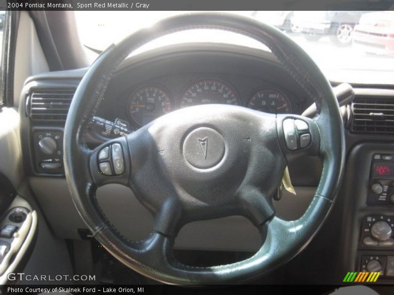 Sport Red Metallic / Gray 2004 Pontiac Montana