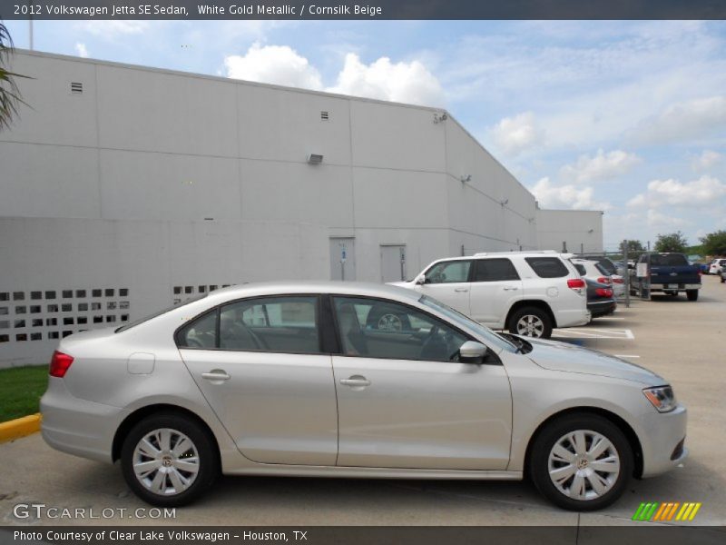  2012 Jetta SE Sedan White Gold Metallic