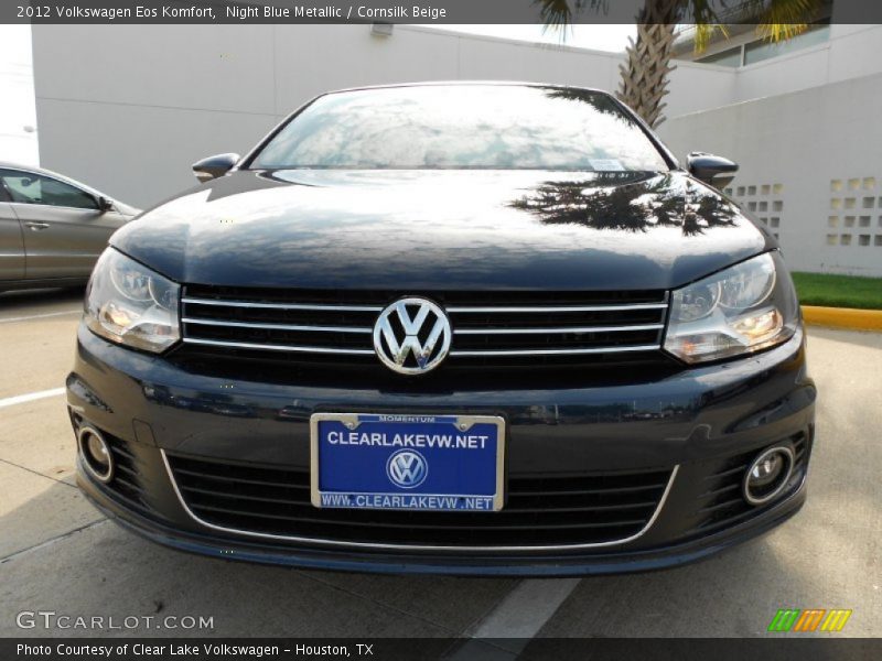 Night Blue Metallic / Cornsilk Beige 2012 Volkswagen Eos Komfort