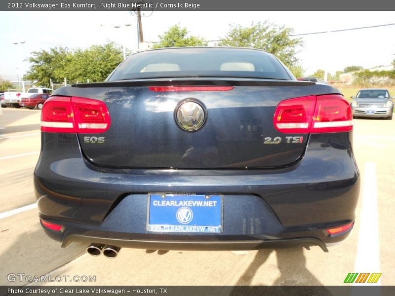 Night Blue Metallic / Cornsilk Beige 2012 Volkswagen Eos Komfort