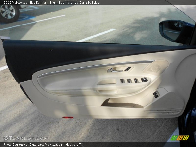 Night Blue Metallic / Cornsilk Beige 2012 Volkswagen Eos Komfort