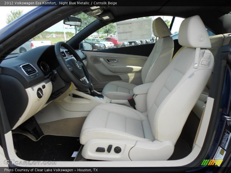  2012 Eos Komfort Cornsilk Beige Interior