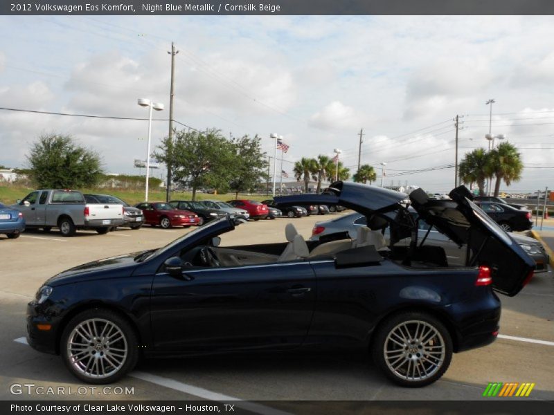 Night Blue Metallic / Cornsilk Beige 2012 Volkswagen Eos Komfort