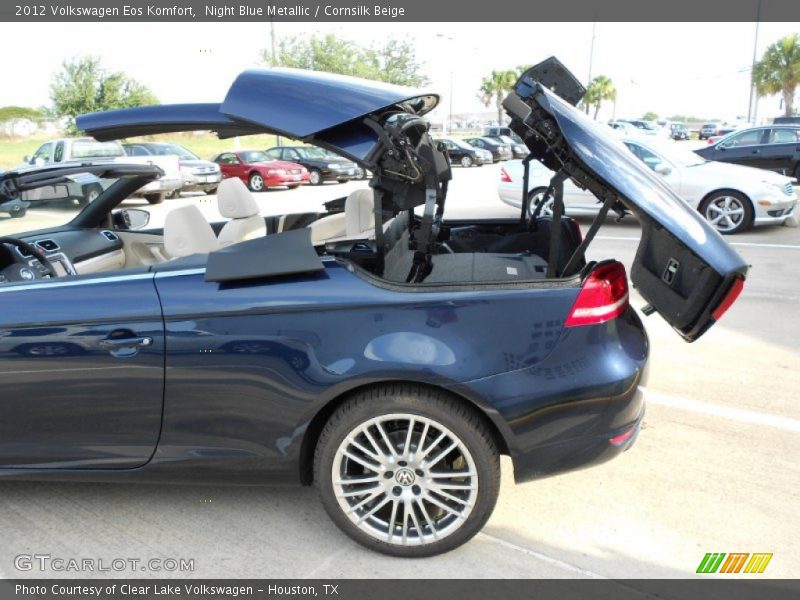 Night Blue Metallic / Cornsilk Beige 2012 Volkswagen Eos Komfort