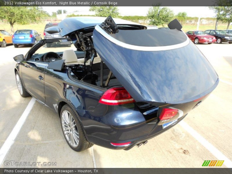 Night Blue Metallic / Cornsilk Beige 2012 Volkswagen Eos Komfort