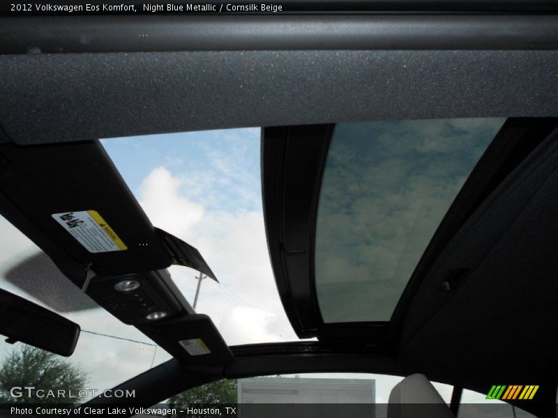 Night Blue Metallic / Cornsilk Beige 2012 Volkswagen Eos Komfort