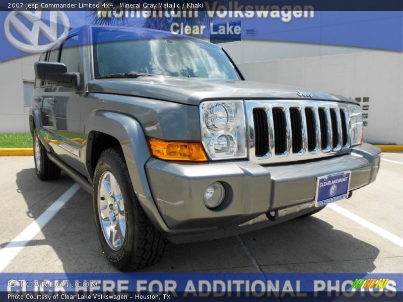 Mineral Gray Metallic / Khaki 2007 Jeep Commander Limited 4x4