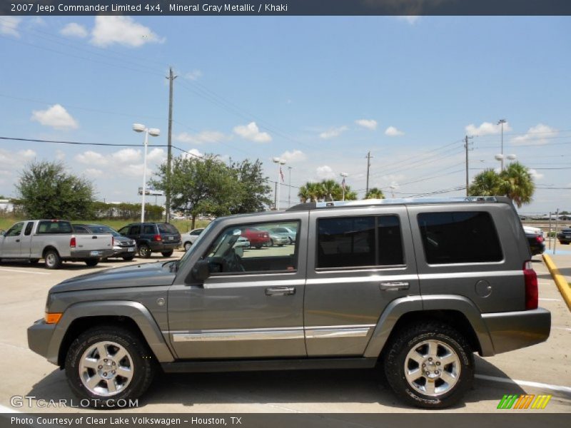 Mineral Gray Metallic / Khaki 2007 Jeep Commander Limited 4x4