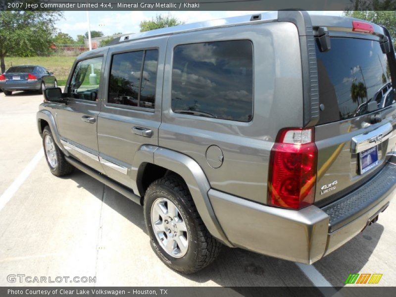 Mineral Gray Metallic / Khaki 2007 Jeep Commander Limited 4x4