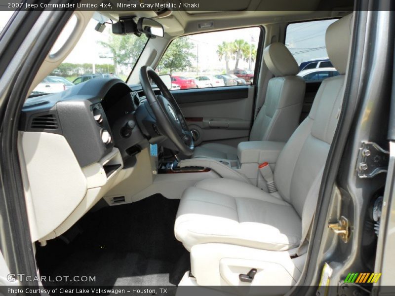 Mineral Gray Metallic / Khaki 2007 Jeep Commander Limited 4x4