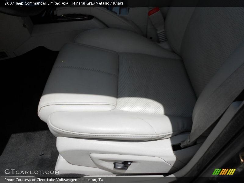 Mineral Gray Metallic / Khaki 2007 Jeep Commander Limited 4x4