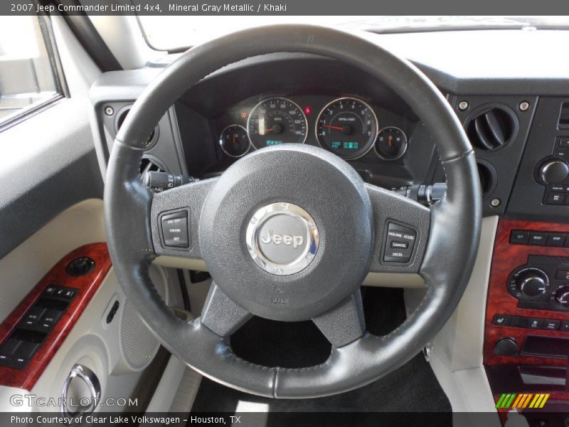 Mineral Gray Metallic / Khaki 2007 Jeep Commander Limited 4x4